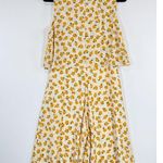 MVN The Label Women Jumpsuit Yellow Riley Floral Sleeveless Wide Leg Boho Medium Photo 8