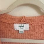 Aerie Cozy Up Waffle Hooded Peach Sweater Photo 4