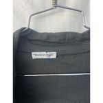 Meo Meli Linen Duster Cardigan Dark Grey Button Tab Sleeve Lagenlook Flow Italy Size XL Photo 6