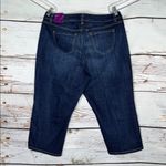 Lane Bryant NWT Size 16 Regular Dark Blue Wash Denim Jean Capris Photo 1