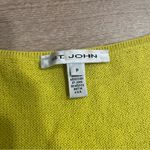 St. John  Lime Green Santana Knit Wool Blend Tank Top Sleeveless Size P Photo 2