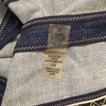 Elie Tahari Washed Blue Embellished Hook Closure Stand Collar Military Jacket L Photo 14