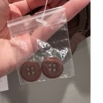 L'Academie  Revolve Chrisa Crop Tie Blouse Olive Green Size Small NWT Linen Photo 7