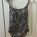Aqua Green  Leopard Print One Piece Swimsuit Photo 1