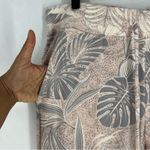 Sundry  Pastel Leaf Print Soft Stretch Jogger Pants Drawstring Loungewear Size 4 Photo 4