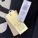 Wilfred Free Cut Out Ribbed Knit Sweater Mini Dress in Black Medium Photo 10