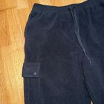 Victoria's Secret Victoria’s Secret Pink Fleece Cargo Wide Leg Sweat Pants Black XL Streetwear 90s Photo 9