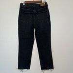 Madewell The Perfect Vintage Jean Lunar Wash Black Raw Hem N1325 Size 27 Photo 2