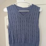 Blue sweater vest Photo 0