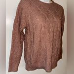 SheIn Woman’s knit woven Sweater Dusky Pink Long sleeve light weight sweater Photo 4