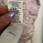 Lands' End No Iron Supima Cotton Button Down Shirt Floral Western Womens 2 XS Photo 7