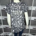 Caballero Collection Lara Top in Inky Ikat Size Small Black Photo 3