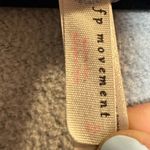 Free People Movement Grey Pullover Quarter Zip Hoodie Sweatshirt Dolman Slv S Gray Photo 8