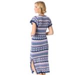 Jessica Simpson Blue and White Swim Cover-Up Photo 1