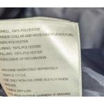 Laundry by Shelli Segal Quilted Hooded Jacket Navy Blue Medium Faux Fur Lined Photo 8