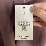 Halara CROSSOVER High Waisted Back Pocket Super Flare Leggings Small petite NWT Mauve Photo 2