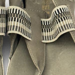 Sorel Women's Out N About Plus Leather Green Flats Sandals Size 7 Photo 3