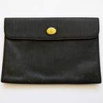 Mark Cross 1845 Vintage Textured Black Leather Portfolio Laptop Sleeve 16” WORN Photo 1