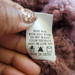 Dreamers Cozy Oversize Pink Sweater M/L Photo 8