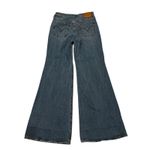 Levi's  Big E Premium Ribcage Bell Jeans High Rise Wide Leg Medium Wash size 30 Photo 8