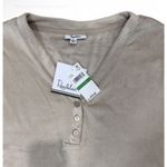 Macy's Roudelain Long Sleeve Ribbed Velour Pajama Set Goat Size L Soft Cozy Photo 4