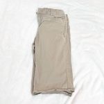 Buffalo David Bitton  Samuella Mid Rise Bermuda Shorts Size 6 Solid Khaki Tan Photo 3