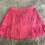 Altar'd State Altar’d State hot pink fringe skirt women’s size small Photo 0