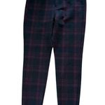 Liverpool Madonna Plaid Five-Pocket Leggings In Red/black Plaid 8P 29X26” Ankle Photo 0