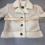Wild Fable Jacket Womens XXS Off White Neutral Faux Shearling and Suede Crop NWT Photo 3