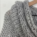 Debut  Chunky knit cowl neck gray relaxed fit sweater size Small Photo 3