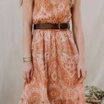 Good Hart by Matilda Jane‎ 100% Cotton Addison Dress medium Orange Photo 0