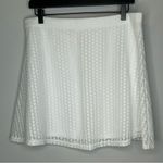No Boundaries  White and Coral Lace Skater Skirts Size L (11-13) NWT Photo 2