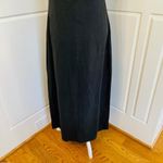 L.L.Bean Linen & Rayon Coastal Summer Maxi Dress Black Lagenlook 6 Photo 2