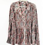 Vince  Berry Blooms Floral Print Pleated Blouse Plus Size 3X NWT Photo 1