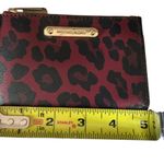 Michael Kors jet set travel small Saffiano leather coin pouch ID holder oxblood Photo 1