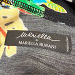 Mariella de Mariella Burani Black Floral Lace Midi Dress Size 10 Made in Italy Photo 4