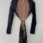 Meshki NWT Black Callista Lace Maxi Dress Photo 10