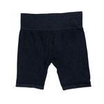 Gypsy And Jade Ribbed Biker Shorts High Waist Stretch Lounge Athleisure S M Black Size M Photo 1