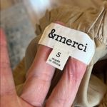 &merci &merci Tan Ruffle Waist Dressy Tie Waist Shorts New Photo 5