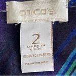 Chico's Chico’s Outlaw Amalthea Embellished FeatherFloral Top Women’s Size 2 (US L-12) Photo 6