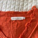 Nectar Clothing Nectar Orange Distressed Cropped Cardigan Photo 1