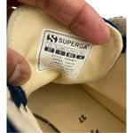 Superga Womens Blue velvet high top sneakers size 6.5 Photo 8