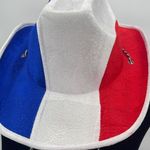 Cowboy Hat Red White and Blue with neck cord One Size Patriotic 4th of July Photo 1