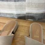 Joie ‎ Nolita Beige Linen Square Toe Sandals Size 9.5 Photo 5
