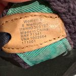 L.L.Bean  Woven Strap Sandals Purple Black Toe Post Thong 8 Photo 3