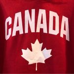 Canada Maple Leaf Hoodie Pullover Jacket Red Photo 1
