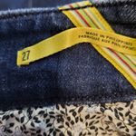 Maeve FOR ANTHROPOLOGIE DEEP BLUE HIGH WAISTED WIDE LEG FLARED JEANS 27 Photo 8