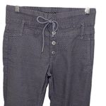 Bevy Flog Scandal Style Women's Paisley Faux Buttoned Drawstring High Rise Skinn Gray Size 24 Photo 1