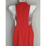 Babaton  Red Matheson High Neck Sleeveless Midi‎ Dress Size 4 Holiday Valentine Photo 6
