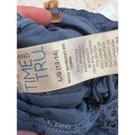 Time & Tru bikini dusty blue floral cut out size 12-14 Photo 3